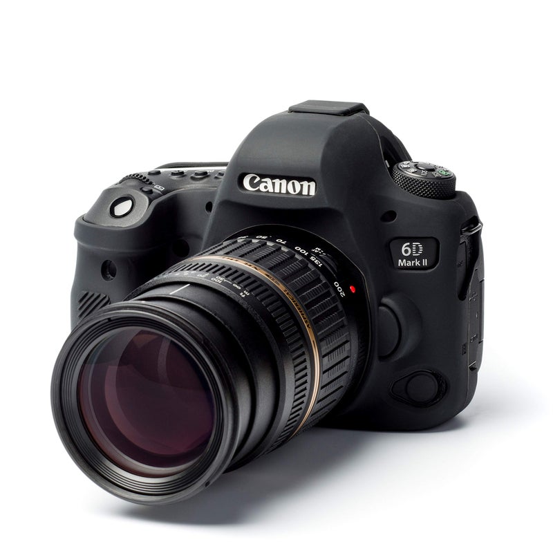 easyCover Silicone Protection Case for Canon 6D Mark II Camera, Black - Image 5